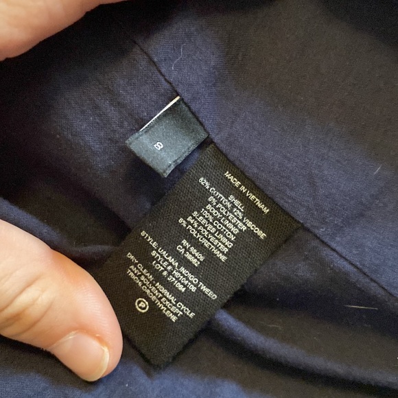 Theory blue tweed blazer size 8 - Picture 5 of 7